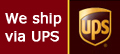 We ship with UPS